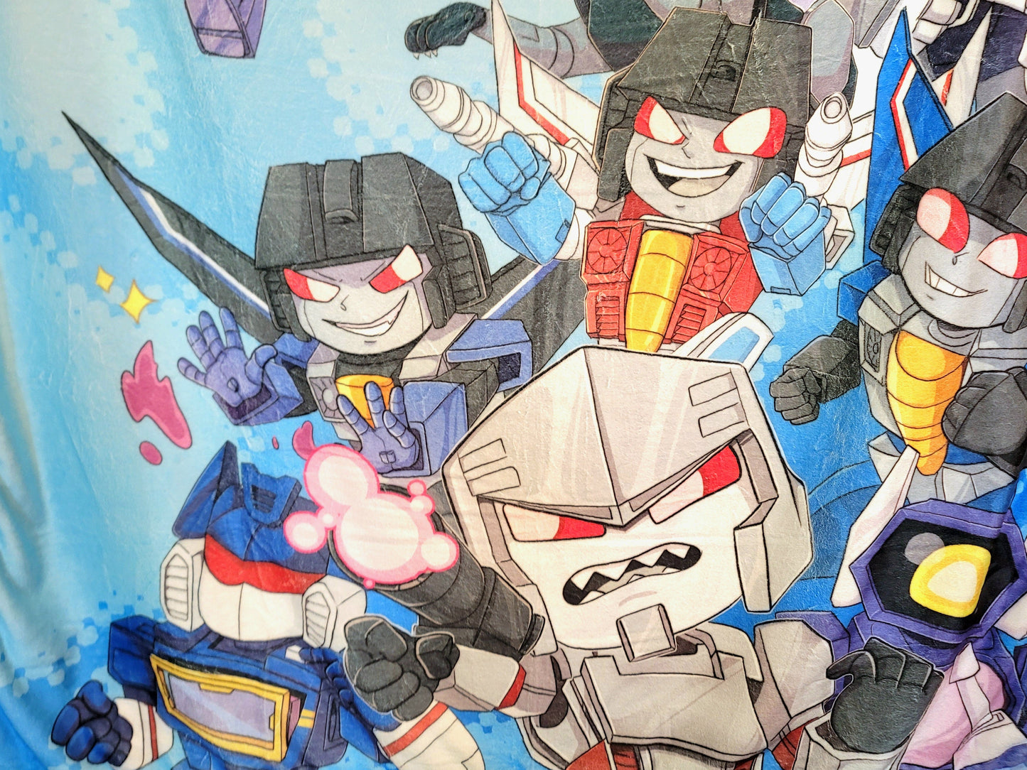 G1 Robot Decepticon Transformers Autobot Throw Blanket