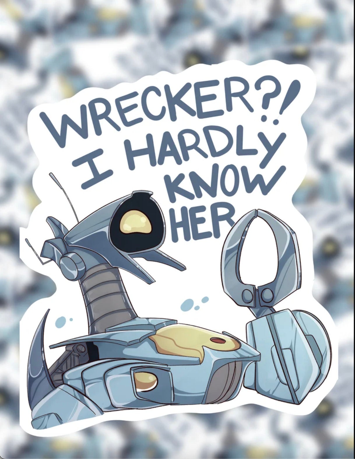 I HARDLY KNOW 'ER! vinyl matte sticker TF IDW Lost Light MTMTE