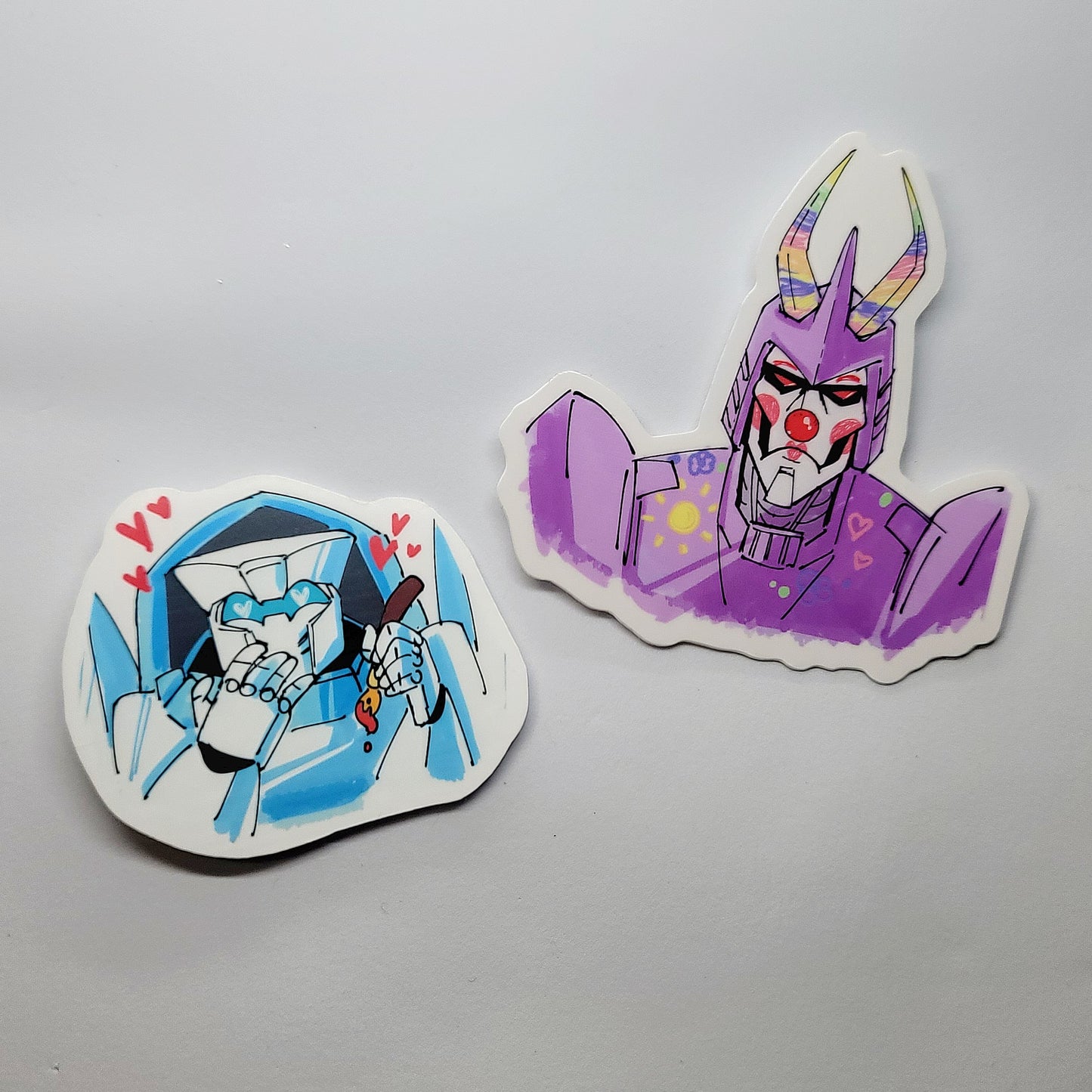 Tailgate and Cyclonus Cygate transformers Stickers