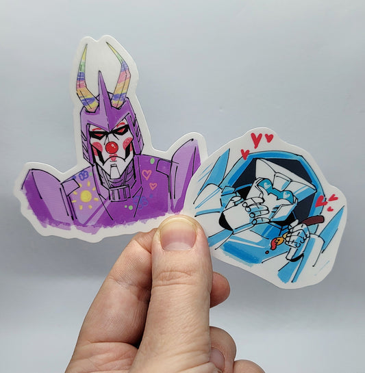 Tailgate and Cyclonus Cygate transformers Stickers