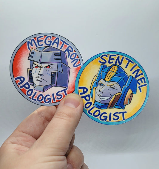 Bad Bot Apologist Transformers One Stickers