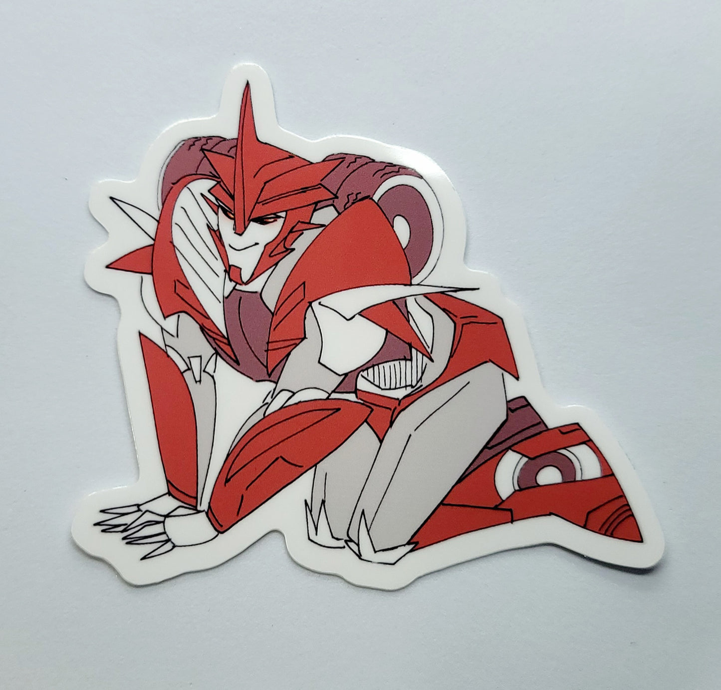 Prime Knockout Babygirl Transformers Sticker