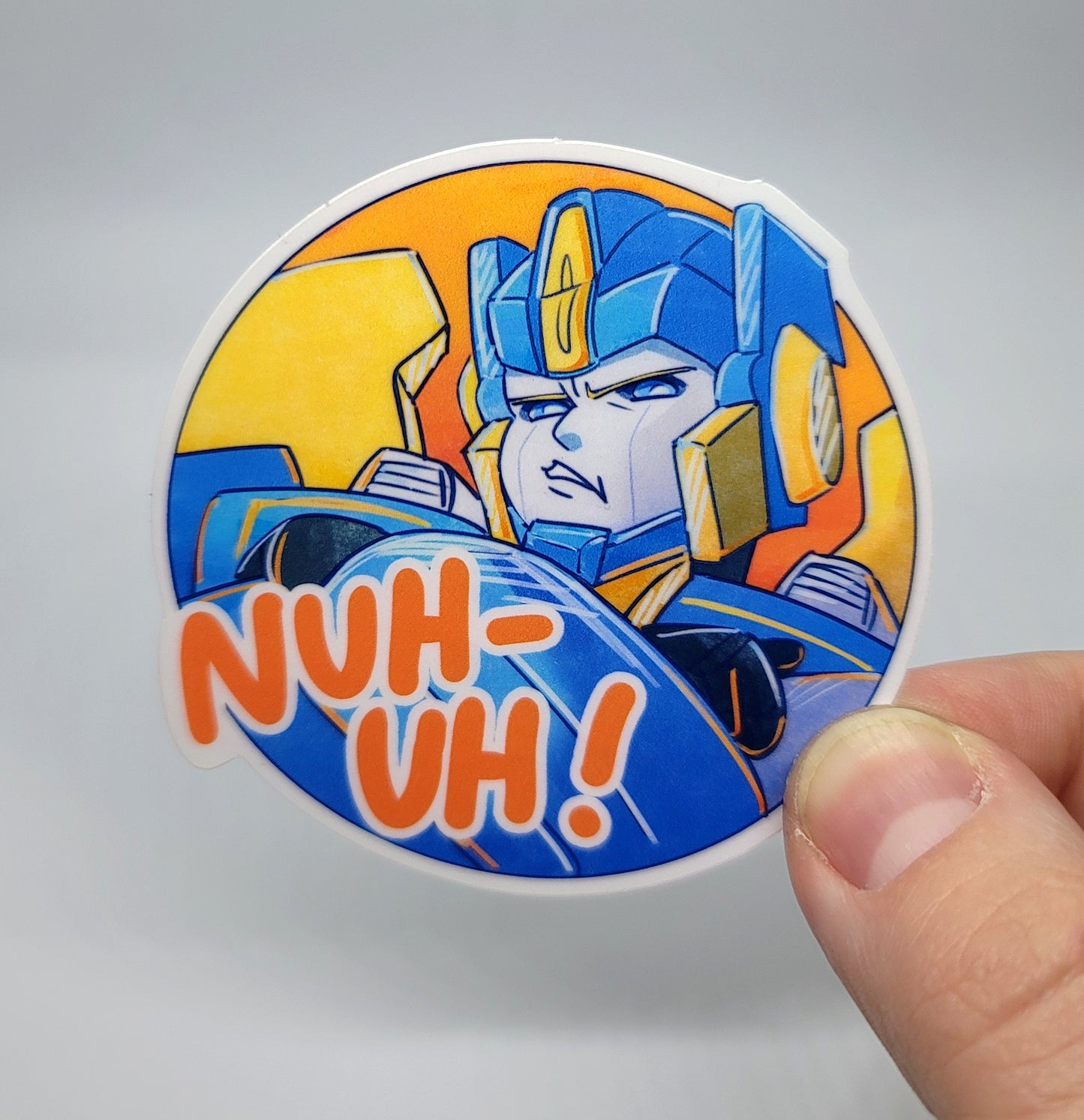 NUH-UH! Sentinel Prime TF One Sticker