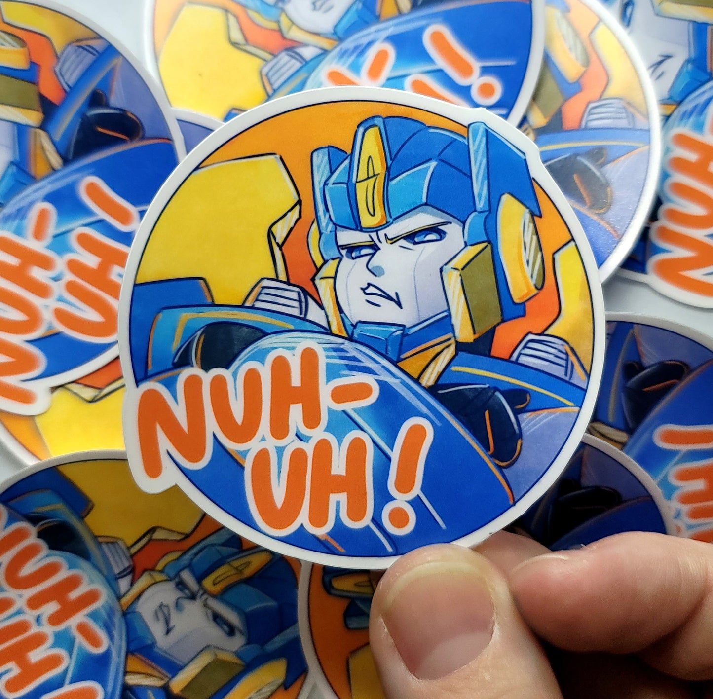 NUH-UH! Sentinel Prime TF One Sticker