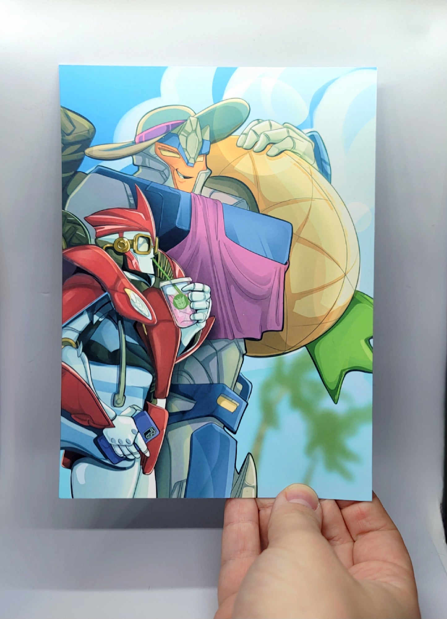 Knockout Breakdown Beach vibes Print Transformers Prime