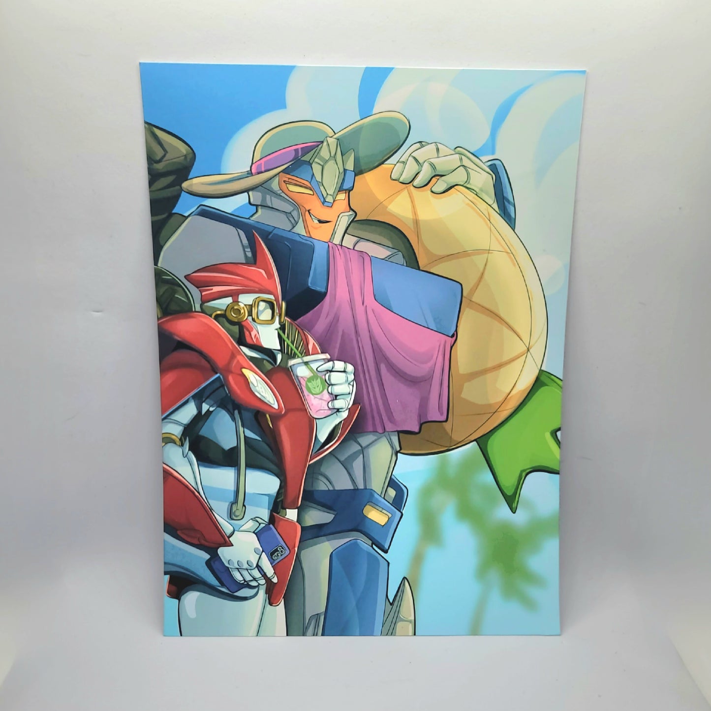 Knockout Breakdown Beach vibes Print Transformers Prime