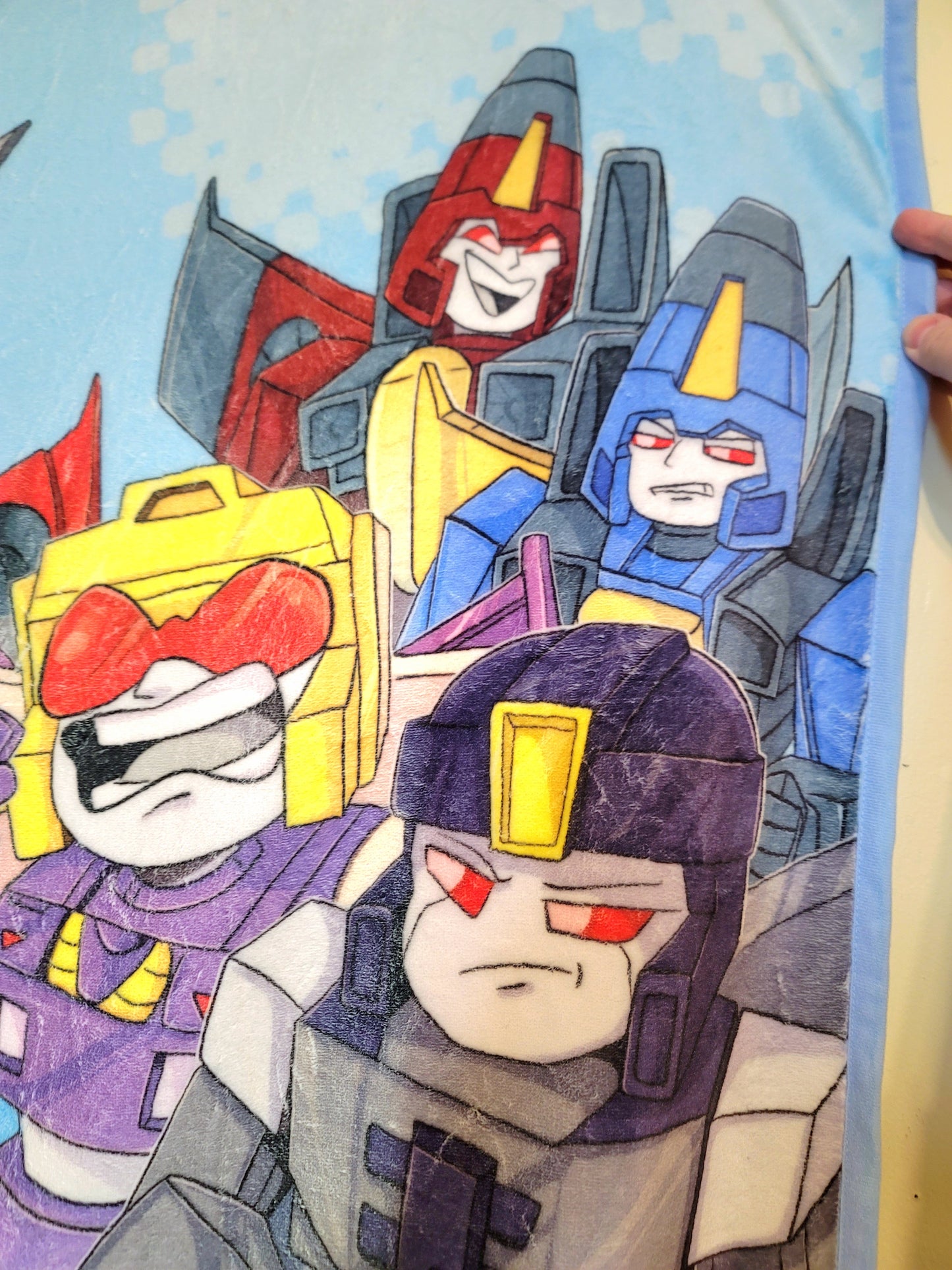 G1 Transformers Autobot & Decepticon Blanket