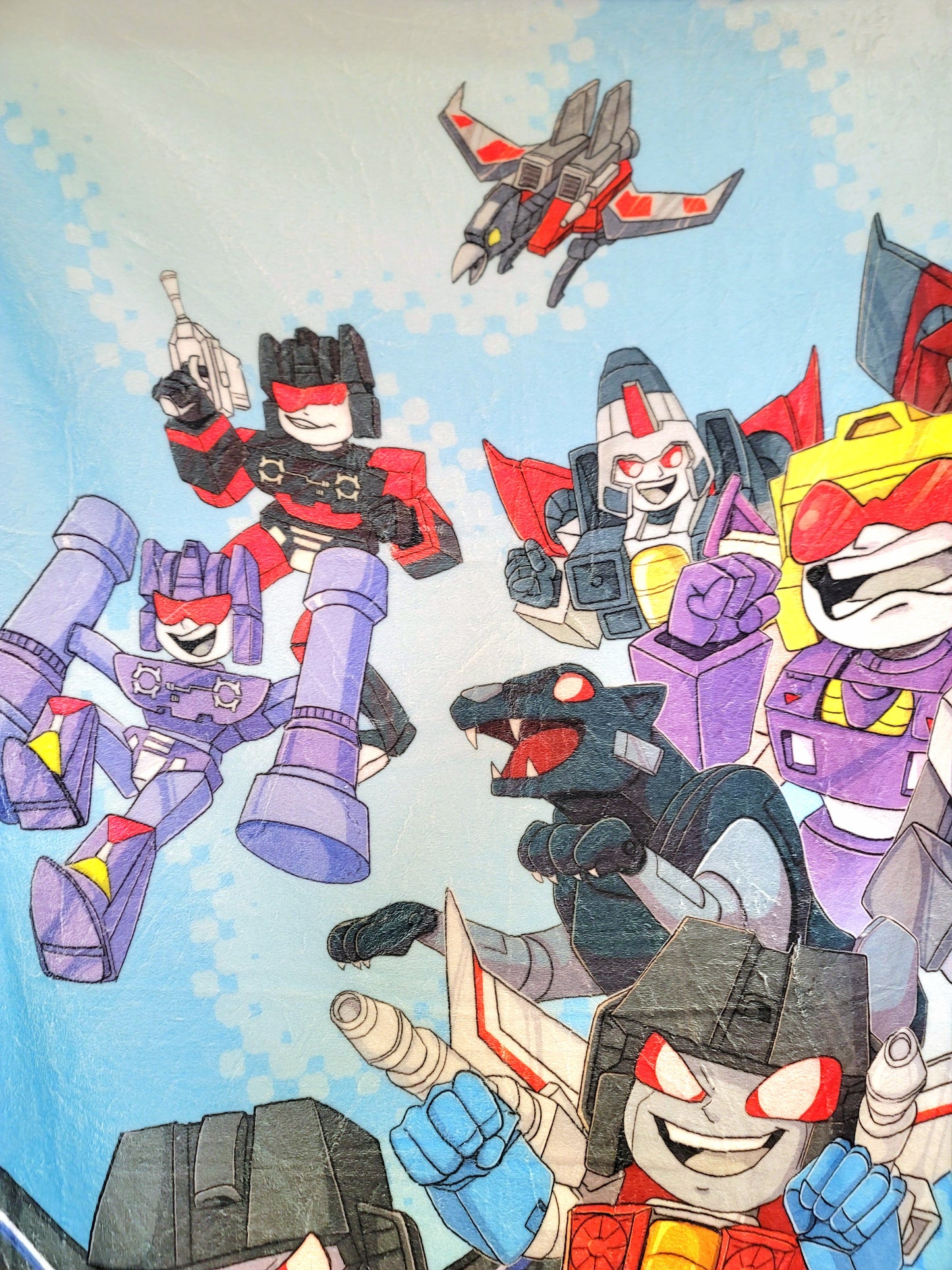 G1 Transformers Autobot & Decepticon Blanket