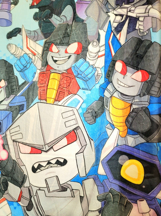 G1 Robot  Decepticon Transformers Autobot Throw Blanket