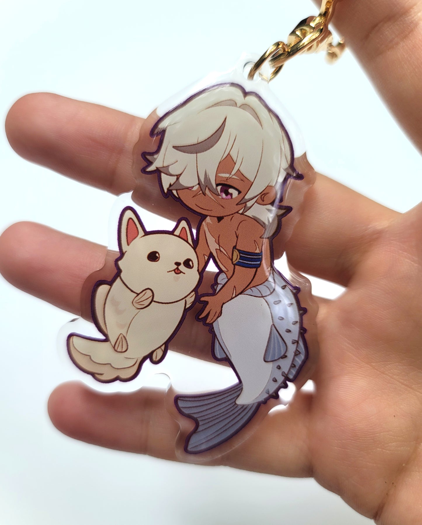 Honkai: Star Rail Mermaid Keychains