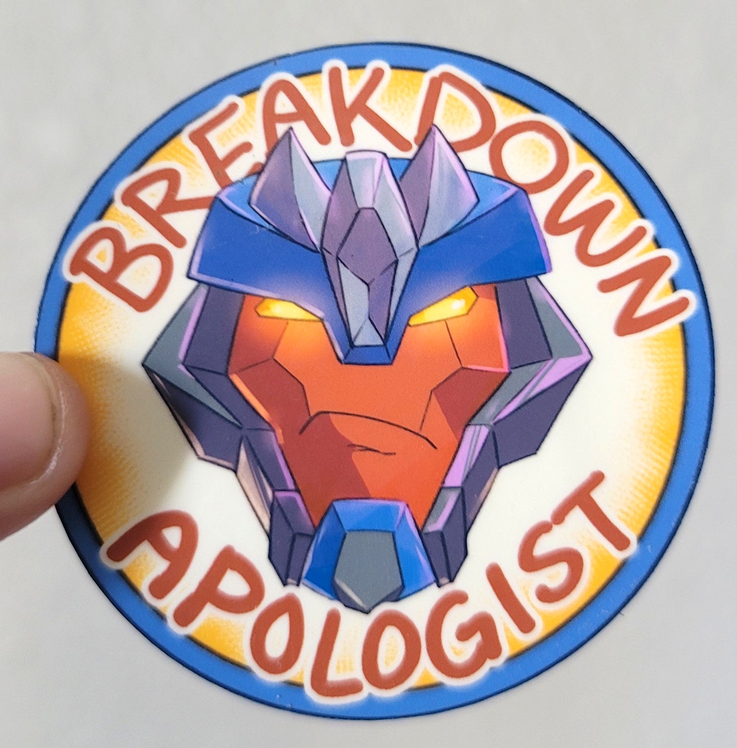Bad Bot Apologist Transformers Stickers
