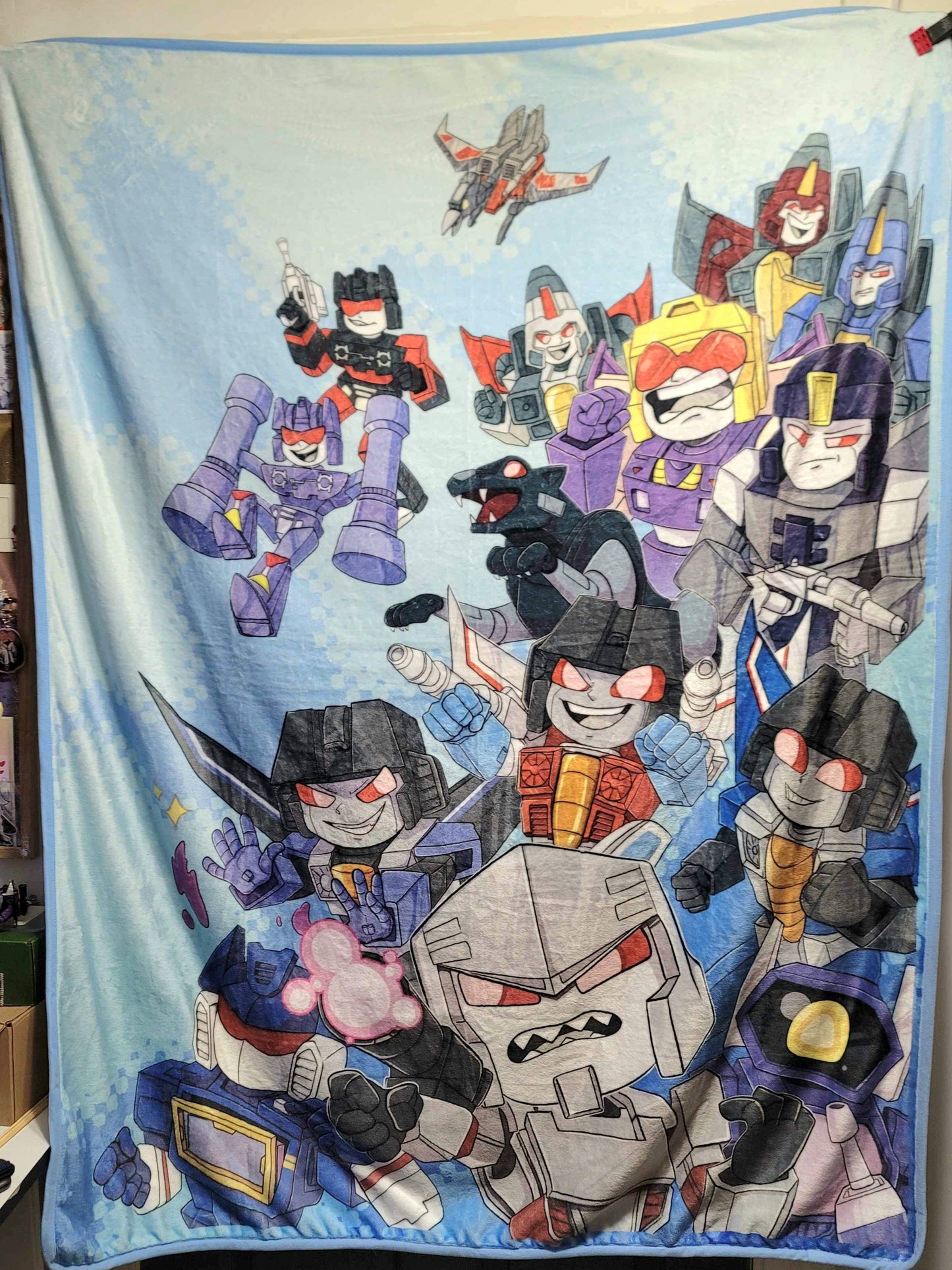 G1 Transformers Autobot & Decepticon Blanket