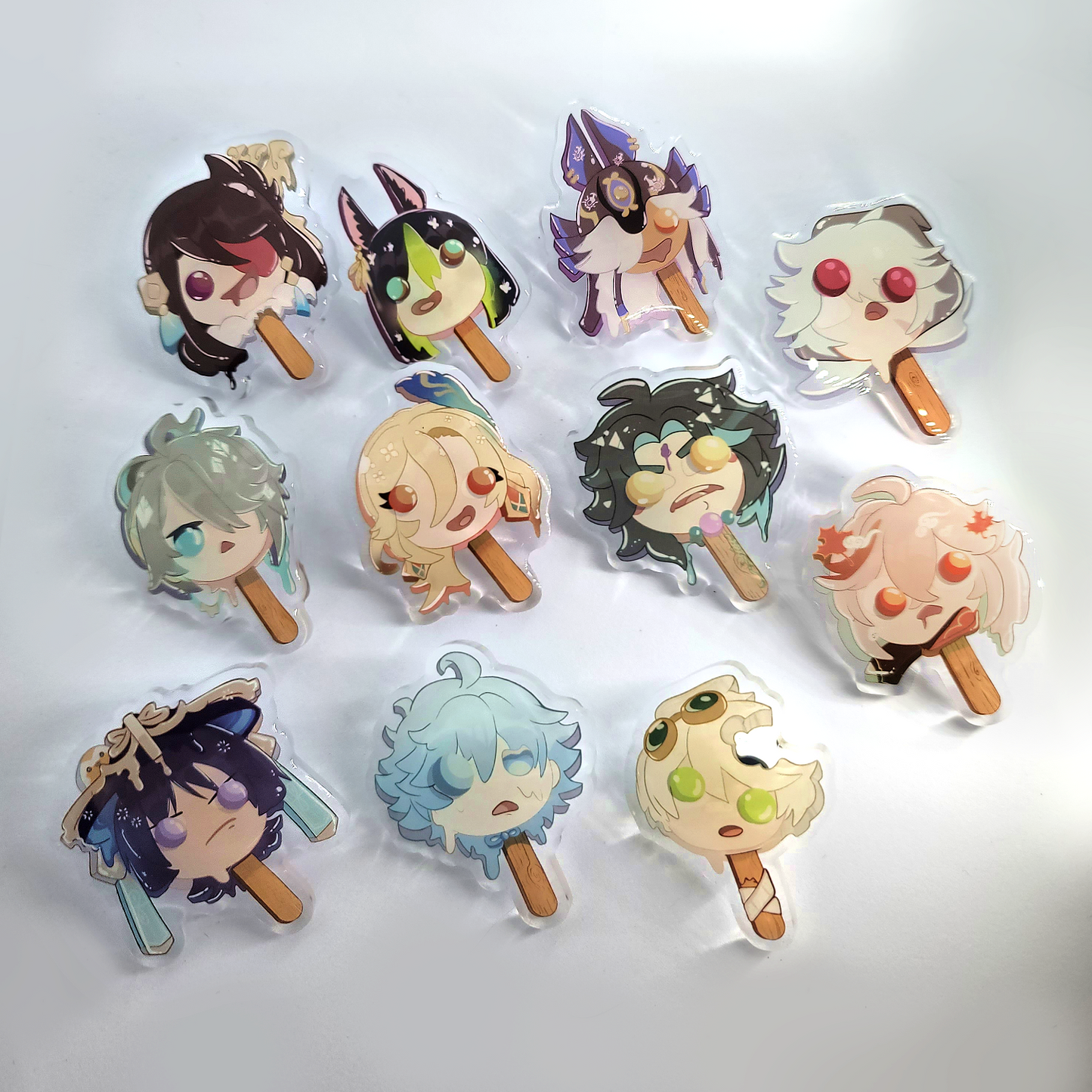 JUMBO Genshin Popsicle Pins