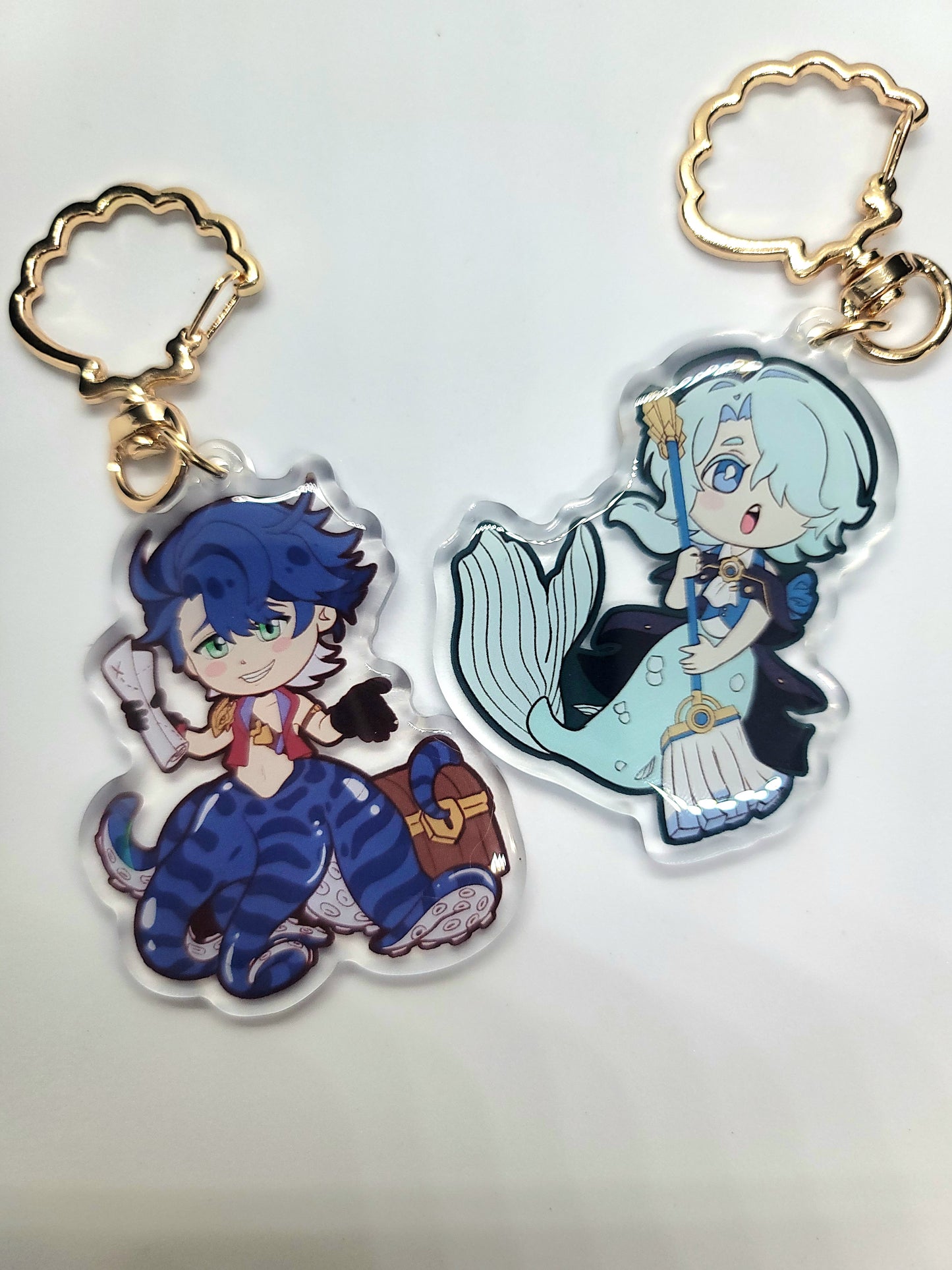 Honkai: Star Rail Mermaid Keychains